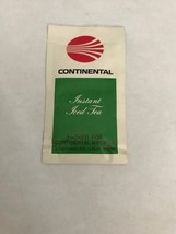 Vintage Continental Airlines Unused 70’s Livery Instant Iced Tea Mix - $13.71 CAD