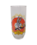 Vintage Warner Bros. Happy Birthday Bugs Bunny 50th Anniversary Glass - £7.00 GBP