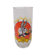 Vintage Warner Bros. Happy Birthday Bugs Bunny 50th Anniversary Glass - $12.13 CAD