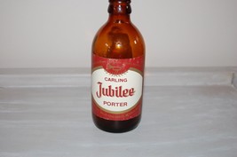 Rare Carling Breweries Jubilee Porter Stubby Empty Opened Beer Bottle - £9.88 GBP