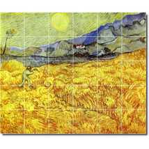 Vincent Van Gogh Landscape Painting Ceramic Tile Mural P09329 - £224.36 GBP+