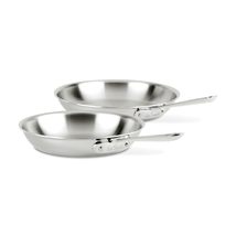 All-Clad D3 3-Ply Stainless Steel Fry Pan Set 2 Piece, 8, 10, Inch Induction Ove - $107.79+