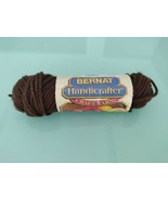 Bernat Handicrafter Craft Yarn Acrylic Chocolate Brown Color 6023 1.5 oz... - $8.14 CAD
