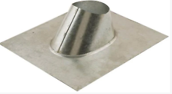 Lot of 5 Amerivent  4Ef Roof  Vent Flashing, 4inches - $54.45