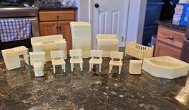 Lot Of 12 Pieces Vintage Doll House Furniture MARX 1950s - £47.15 GBP