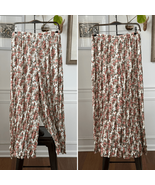Vintage 90s M.J. Carroll Broomstick Palazzo Pants Floral Chiffon S - $25.92