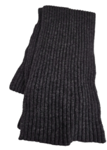 Eddie Bauer Scarf Marled Charcoal Gray Soft Warm Winter Wool Woolen Men ... - $14.84