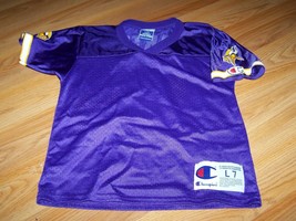 Youth Size Large 7 Champion Minnesota Vikings Carter Purple Football Jersey EUC - £13.32 GBP