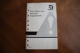 Cessna Pilot Safety And Warning Supplements Aviation Paperback Booklet 1985 - £7.97 GBP