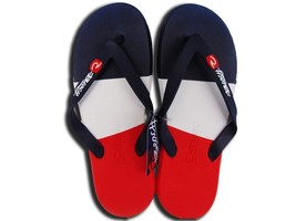 NWT SUMMER SOFT CASUAL TRICOLOR FLIP FLOPS SANDALS IN-OUTDOOR MEN&#39;S BEAC... - $8.99