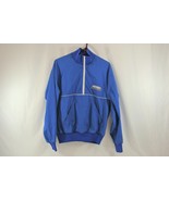BC Place Stadium Employee Jacket Blue Retro 1980&#39;s 1/2 Zip Pullover Mens... - £30.62 GBP