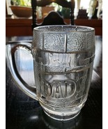 VINTAGE DADS ROOT BEER MUG CLEAR HEAVY GLASS - $10.68 CAD