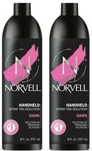 2 Norvell DARK Premium Sunless Spray Tan Solution 8 Oz EachFAST SHIP. FR... - $31.00