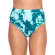 $20 Salt + Cove Swimwear Ocean Wave Small High Waist Tie Dye Green Size Small - £15.57 GBP