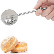 Flour Duster For Baking, One-Handed Operation, 304 Stainless Steel Powde... - £11.77 GBP