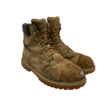 Timberland PRO Men’s 6” Iconic Alum Toe Leather Work Boots A22H2 Wheat Size 11W - £38.14 GBP