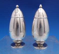 Cactus by Georg Jensen Sterling Silver Salt Pepper Shaker Set 2pc #629A ... - $388.00 CAD