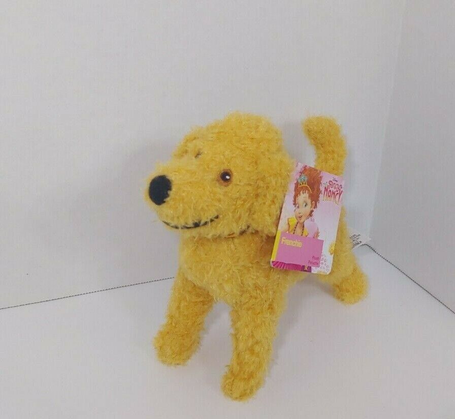 Disney Jr Fancy Nancy's puppy dog  Plush Frenchie NWT  7x8