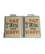 Lot of 2 Halloween Party Invitations Pack of 10 w/ envelopes Orange and ... - £5.57 GBP