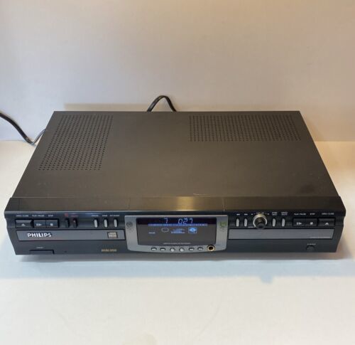 For Parts Only!! Philips CDR 775/17 CD Recorder Dual Deck Burner No Remote - $24.75