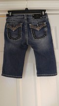Miss Me Bermuda Blue Jean Shorts Style YK5997M Girls Juniors Teens Sz 14 - £19.93 GBP