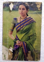 Attrice di Bollywood Attore Karisma Kapoor Rara cartolina originale Karishma - £8.17 GBP