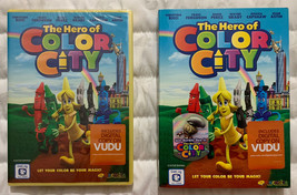 The Hero Of Color City DVD Animated Crayons Yellow Case With Slipcover New - £6.56 GBP