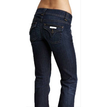 Womens Size 27 Hudson Dark Indigo Blue Signature Bootcut Stretch Jeans - £23.14 GBP