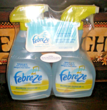 2 Febreze Allergen Reducer Fabric Refresher Lightly Scented Spray 27.04 Fl Oz Ea - £62.14 GBP