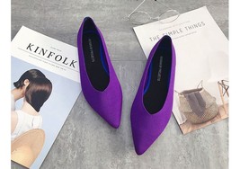 Fashion Light Breathable Sock Flats Women Fashion Casual Flat Ballet Shoes Woman - £30.13 GBP