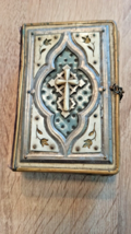 Amazing German antique prayer book.  Original. 1860-1890 - £118.70 GBP