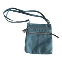 Relic by Fossil Teal Crossbody Bag – Faux Leather with Dual Front Zipper... - $368.69 MXN