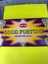 HEM Incense Sticks.  120ct box GOOD FORTUNE - $12.95