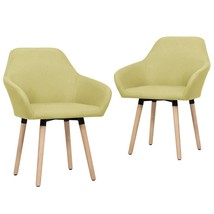  Dining Chair Green Fabric Medium Ergonomic Dining Chair Other - $270.10 CAD