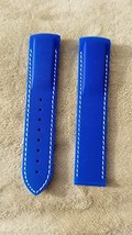 22MM Rubber Strap Band FIT Omega SEAMASTER Planet Ocean Blue - £23.95 GBP