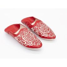 Leather slipper, Moroccan slipper, handmade, mom gifts, slipper - $94.00