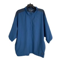 Life is Good Mens Jacket Adult Size XL Blue Lined 1/4 Zip Pockets Short ... - $31.78