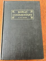 E. M. Zerr Bible Commentary Volume Thre 1954 Hardcover Psalms to Isaiah. - $34.36 CAD