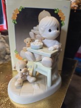 Enesco 1990 Precious Moments &quot;Baby&#39;s First Meal&quot;  #524077 - $259.09 MXN