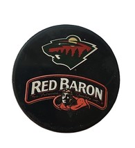 Minnesota Wild Red Baron Hockey Puck NHL Inglasco - £15.47 GBP