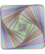 Bgraamiens Puzzle - Twisted 3D Colorful Squares-1000 Jigsaw Puzzle, Adul... - £22.70 GBP