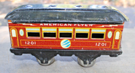 American Flyer Prewar O Gauge #1201 Red Electric Service Passenger b2 - $17.00