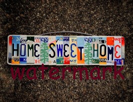 &quot;Home Sweet Home &quot; License Plate Collage Home Quote Publicity Photo - £7.76 GBP
