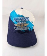 Vintage 1995 Brickyard 400 Indy Paint Splash Snapback Logo Athletic Hat Cap - $172.31 CAD