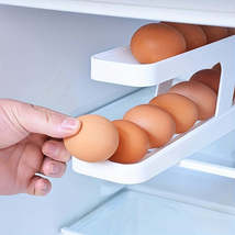 Auto Egg Rolling Rack with Upgraded Storage and Dispenser - £11.78 GBP