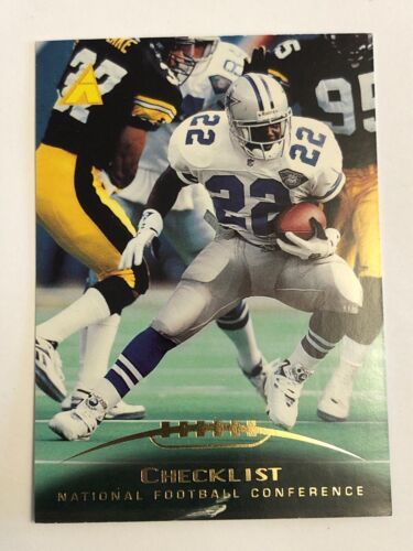 Primary image for 1995 Pinnacle #247 Emmitt Smith Dallas Cowboys Checklist NFL Football Card