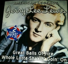 American Legends Jerry Lee Lewis Digitally Remastered Music CD》2 Great Hits - $5.93