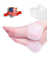 Unisex Heel Protectors Insoles Cracked Heels Feet Care Socks Sleeve Sili... - $11.76 CAD