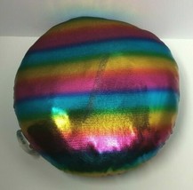 Royal Deluxe Accessories Round Colorful Stripes Themed Plush Pillow - £8.18 GBP