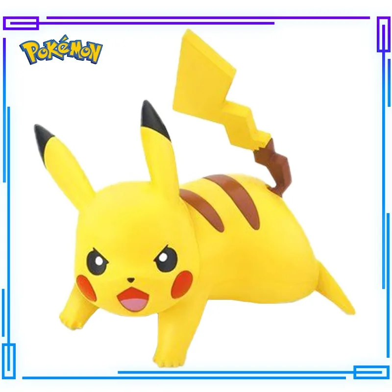 Bandai Pokemon Plamo Pokémon Plastic Model Collection Quick 03 Pikachu Battle - $29.46